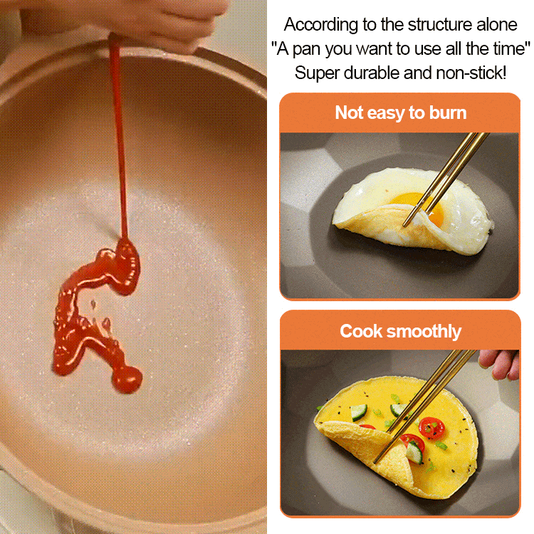 Titanium micropress clay non-stick health pot