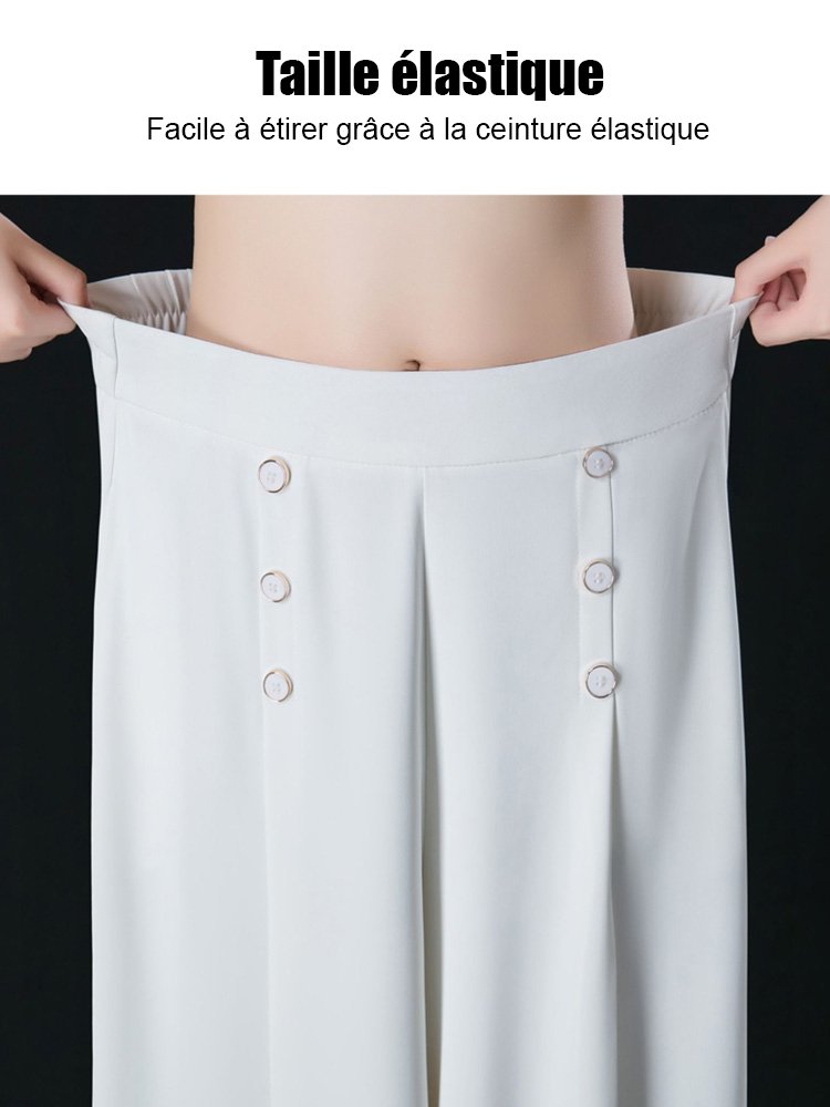 Cool Feeling Skinny Wide Leg Skirt Pants