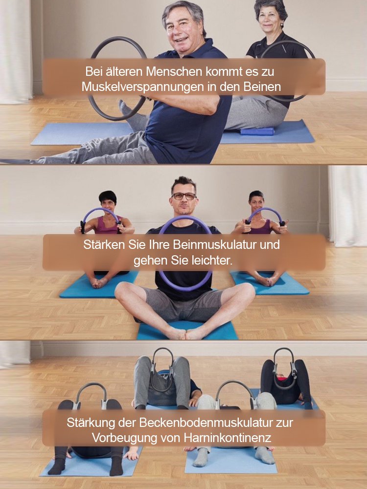 Mehrzweck-Yoga- und Pilates-Ring zur Stärkung der Beine