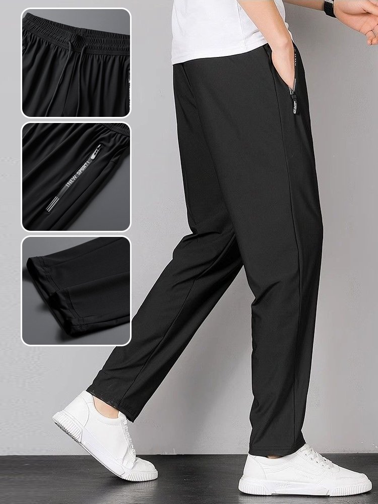 กางเกงผ้าไหมเย็นบางเบา&nbsp;แห้งเร็ว