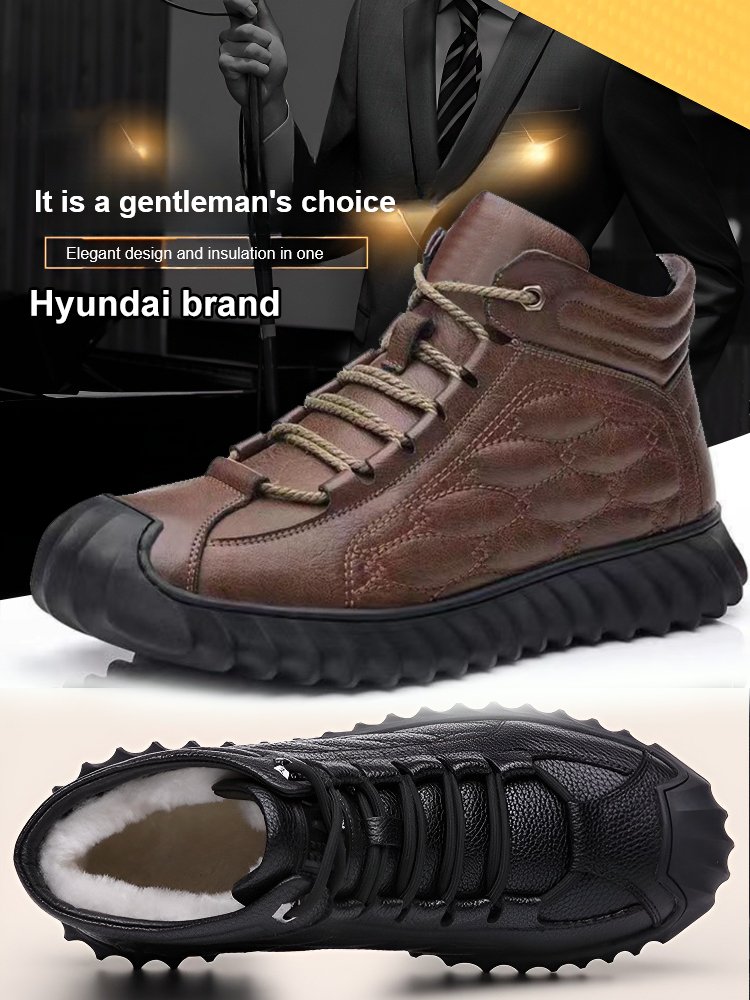 Kényelmes közepes melegítő hócsizma