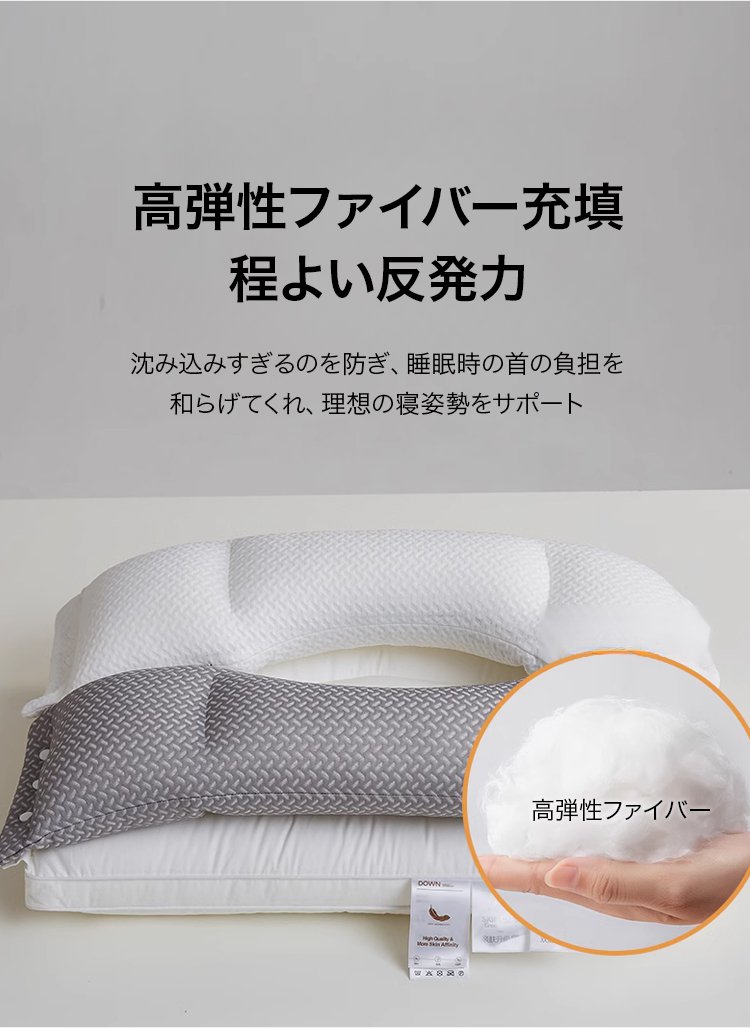 快眠ピローの高反発素材の特徴