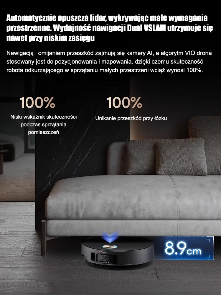 Robot zamiatający LiDAR