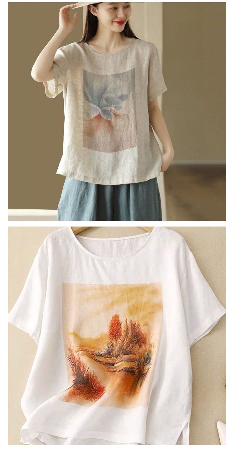 メンズ・レディース兼用のレトロTシャツ