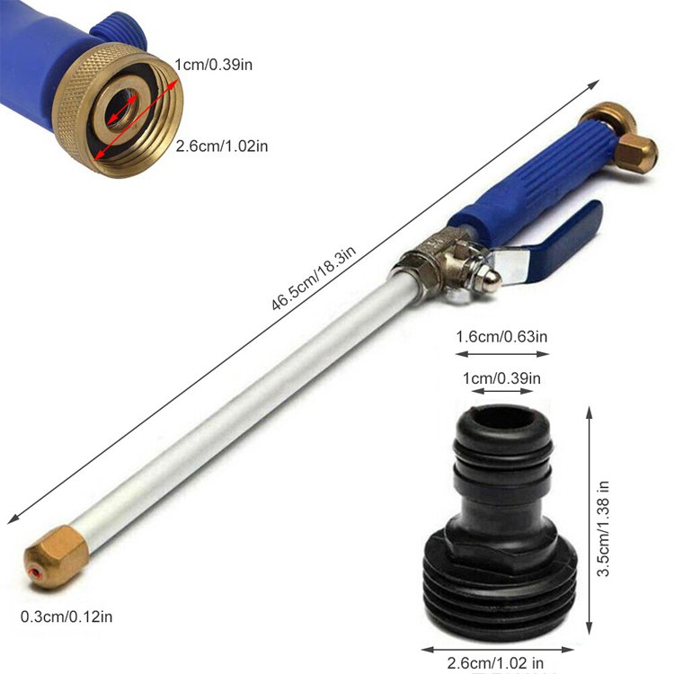 Military-grade high-pressure cleaning nozzle