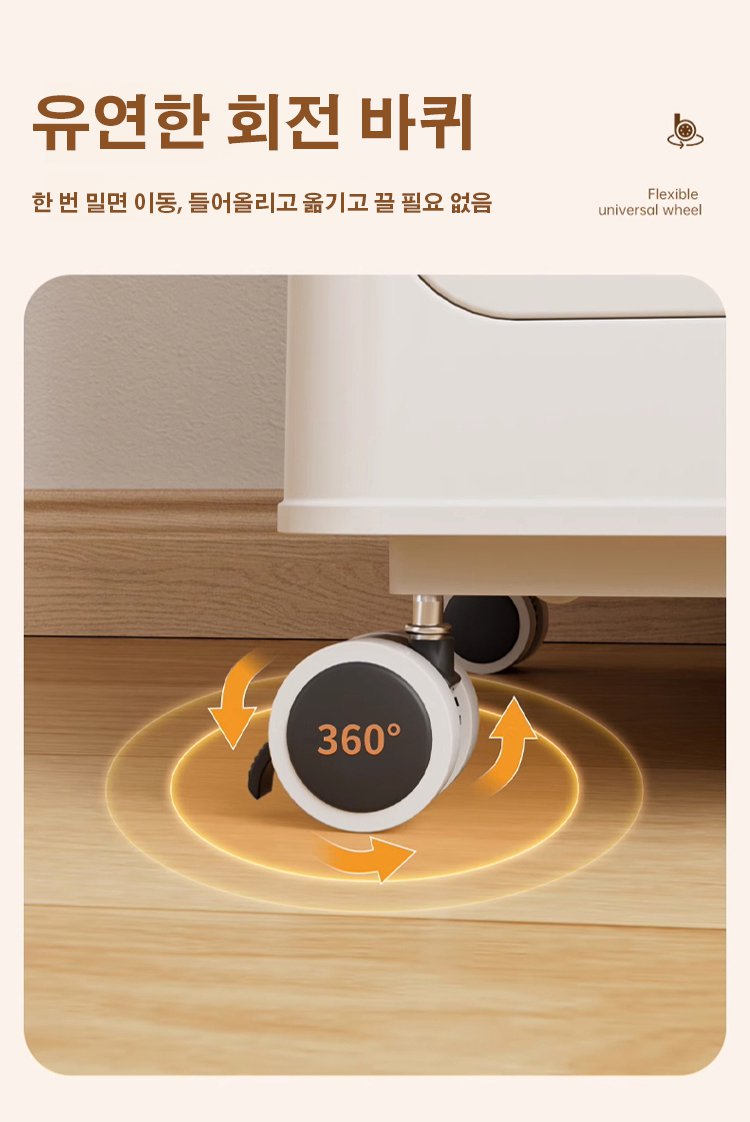 옷장 속 정리된 초대용량 수납함