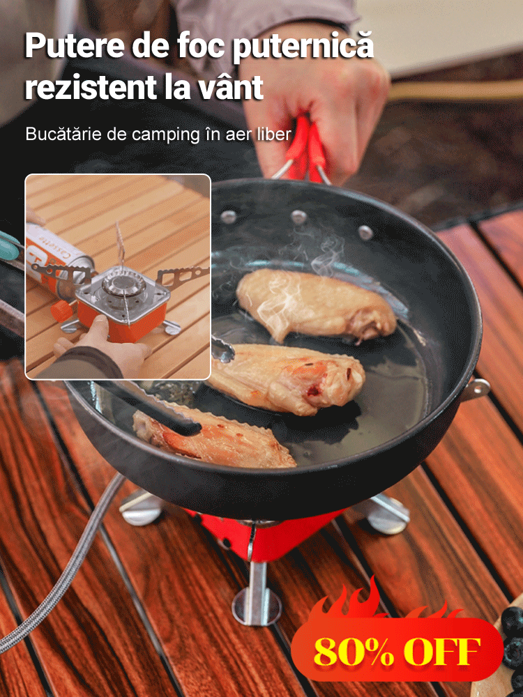 Arzător de exterior miniatură pliabil