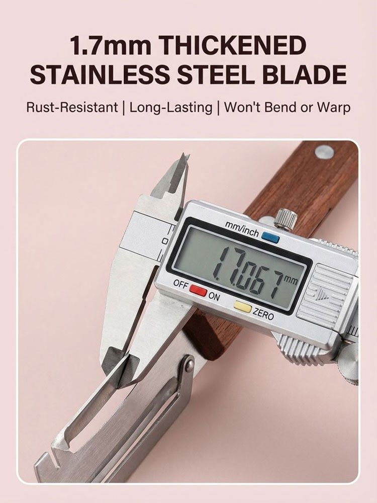 Multifunctional Peeler for Onion Strips, Stainless Steel Peeler, Scallion Scraper, Kitchen Fruit Pee