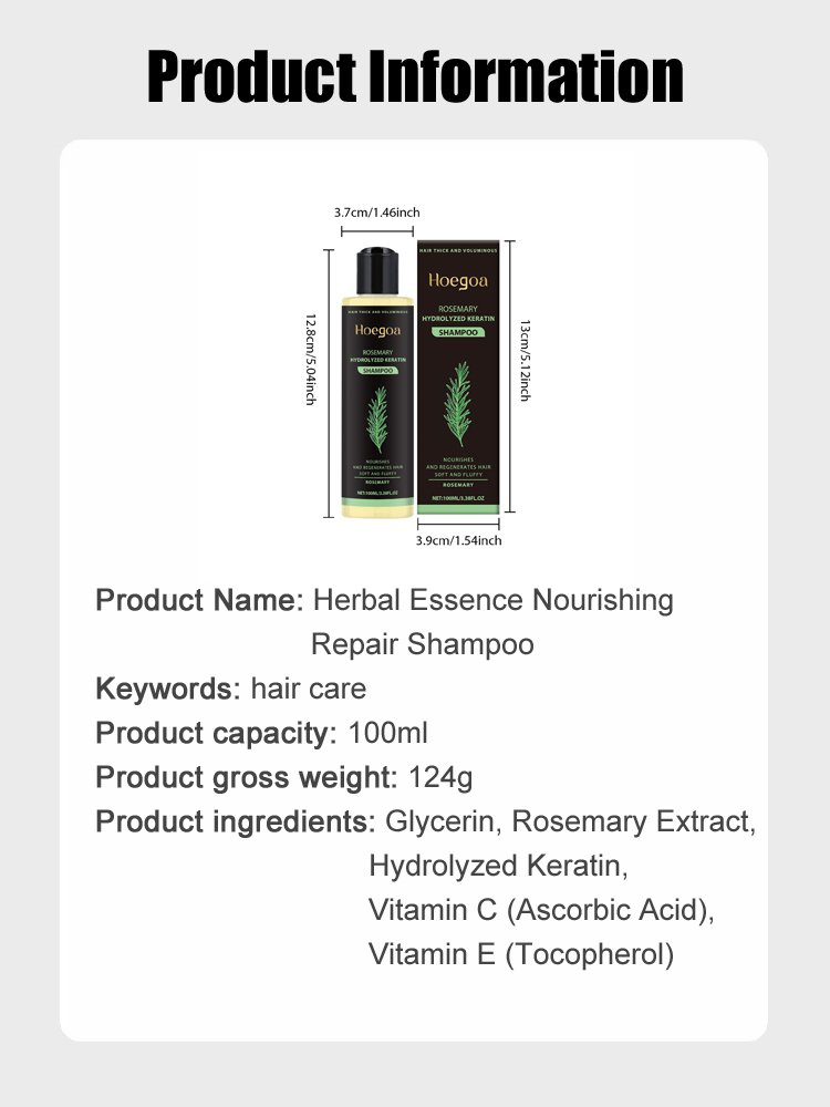 [The less hair, the better the effect] Herbal Essence Nourishing Repair Shampoo