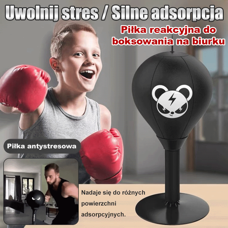 Bokserska piłka antystresowa na biurko