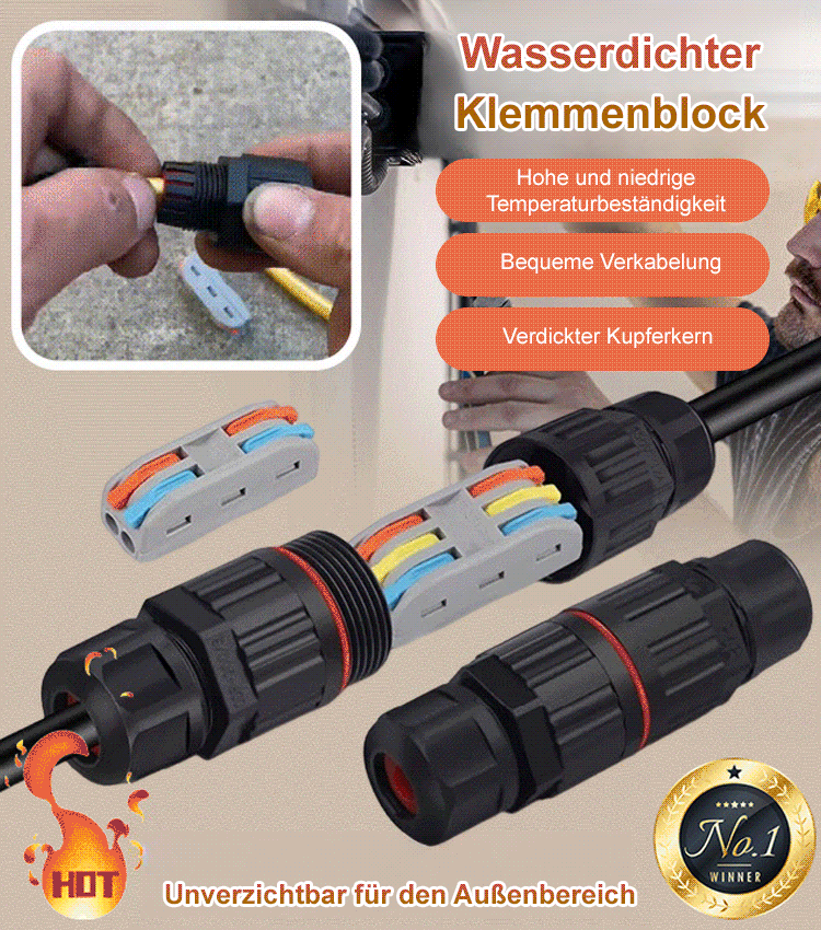 Wasserdichtes unterirdisches Kaltspannungskabel für den Außenbereich Klemmleiste