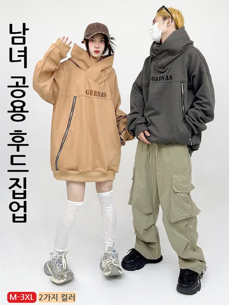 빈티지 캐주얼 후드