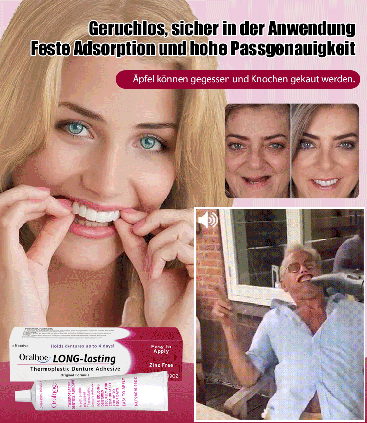 Klebstoff zur Befestigung von Prothesen