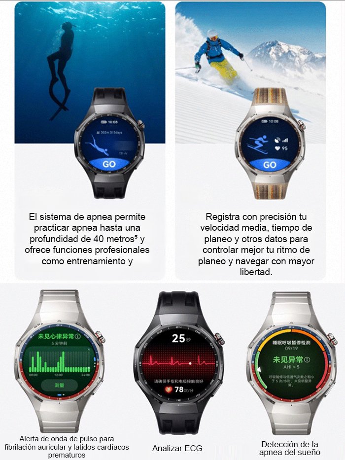 Reloj inteligente con llamadas Bluetooth 