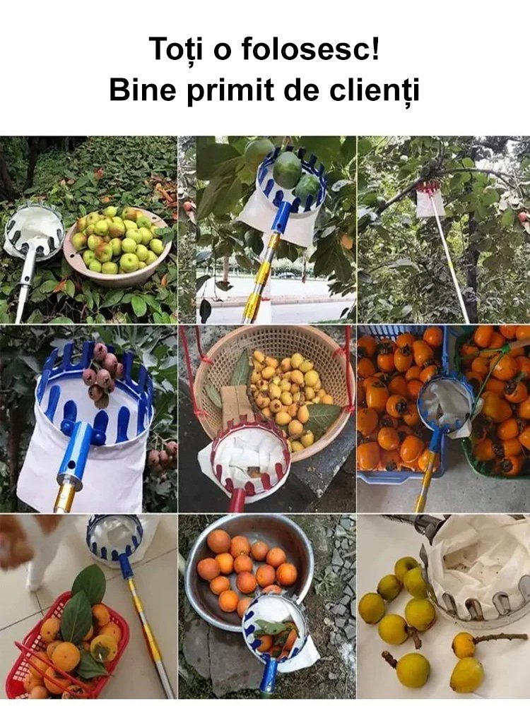 Culegător de fructe  telescopic multifuncțional
