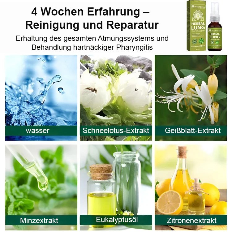 BreathDetox Kräuter-Lungenreinigungsspray
