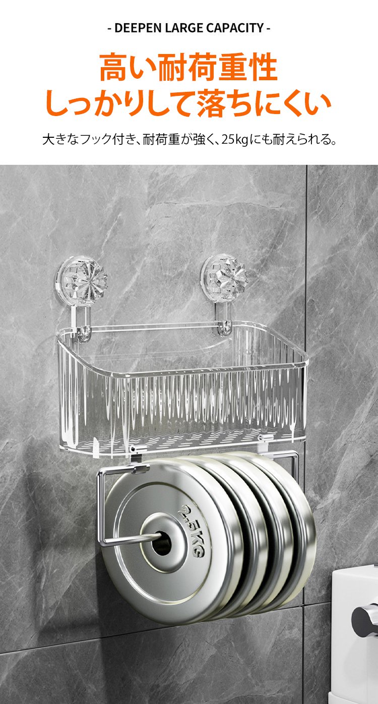 キッチン壁に取り付けた収納ボックス