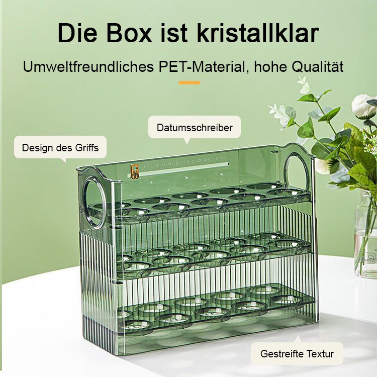 3-Schicht-Flip-Kühlschrank-Eierschalenbehälter