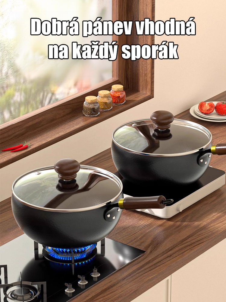 Ruční kladívkový hrnec s břichem