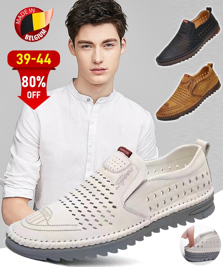 Business soft soles versatile mesh casual slip-on driving shoes