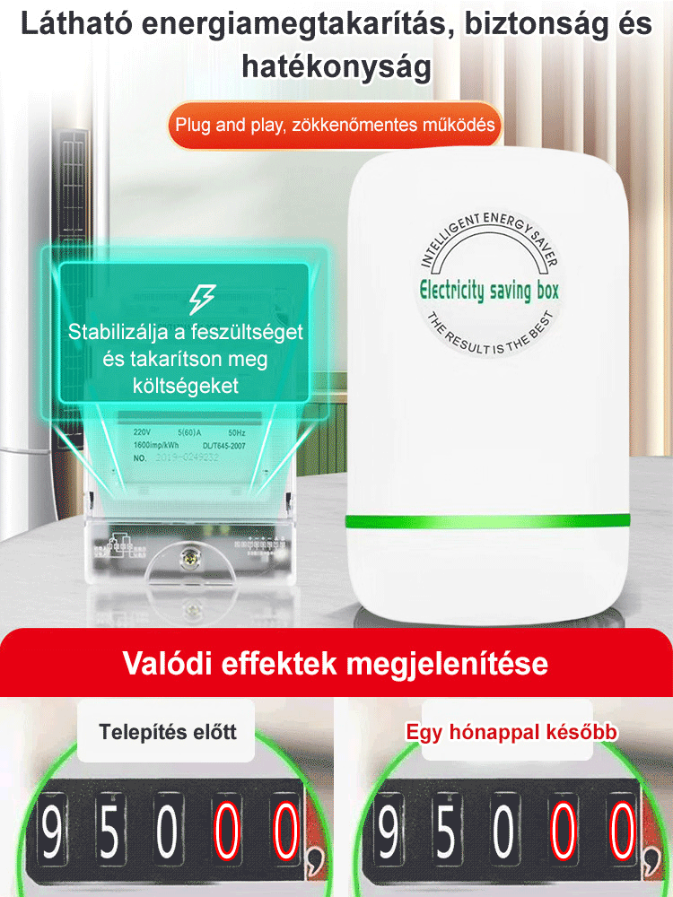 Háztartási villamosenergia-megtakarító eszköz