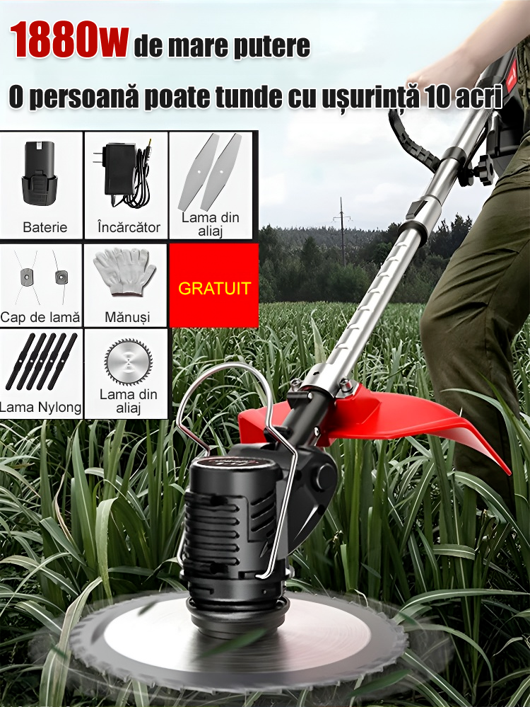 Mașină de tuns iarba electrică de uz casnic