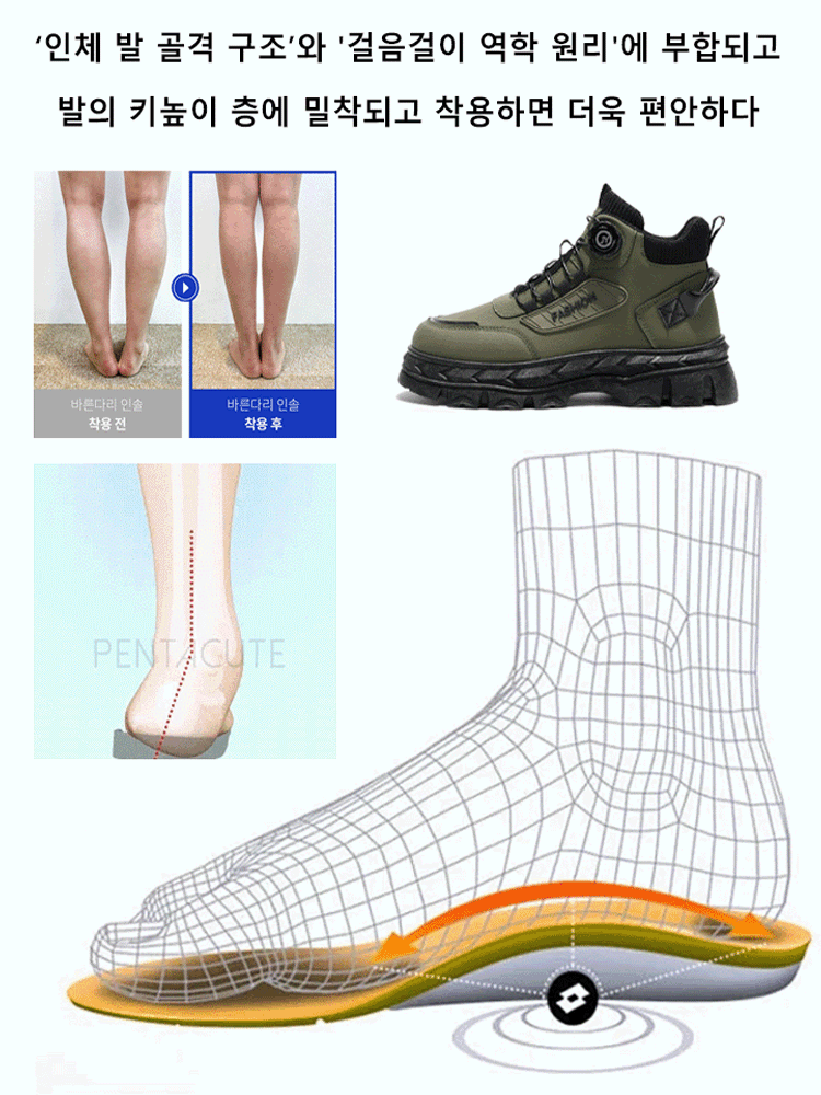 가을 신발 끈 프리 빈티지 마틴 부츠