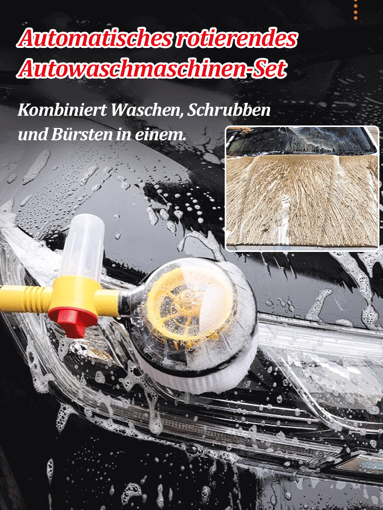 Automatisches rotierendes Autowaschmaschinen-Set