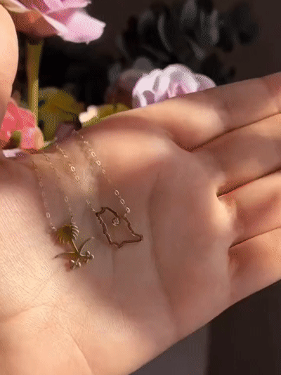 قلادة راقية فاخرة بستايل قومي للرجال والنساء، قلادة الأزواج المتطابقة