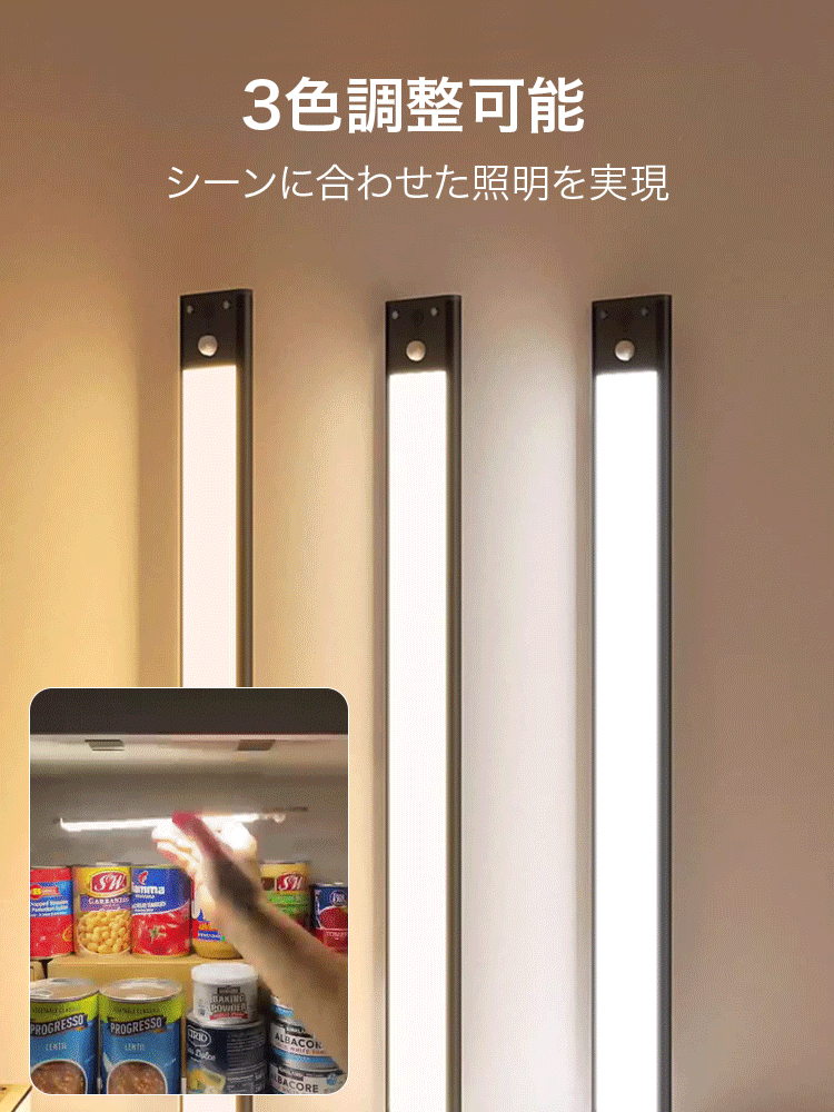 3色調光機能人感センサーライト