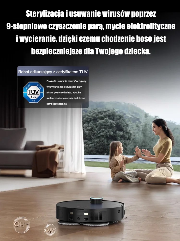 Robot zamiatający LiDAR