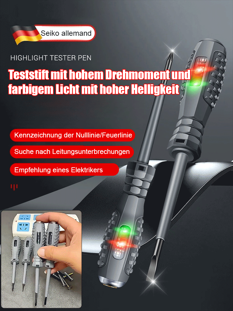 Farblichtstift mit hoher Helligkeit Schraubendreher