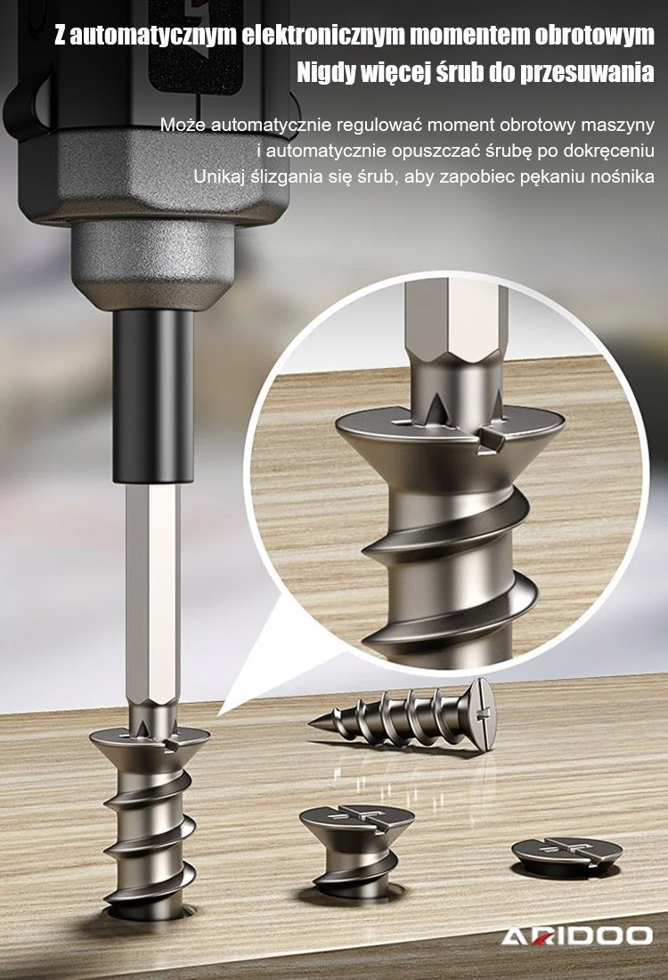 Niemiecki wielofunkcyjny i mocny wkrętak elektryczny