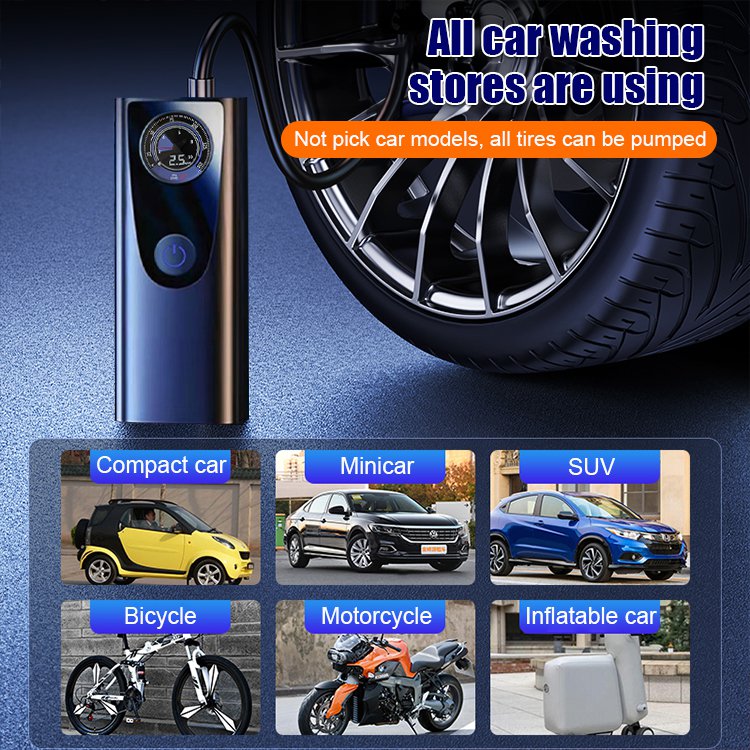 Portable high-power car air pump
