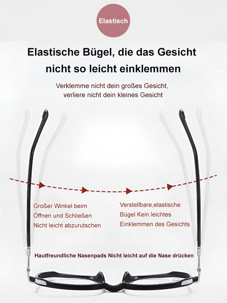 Mode Netz rot großen Rahmen Anti-Blaulicht Presbyopie Brille