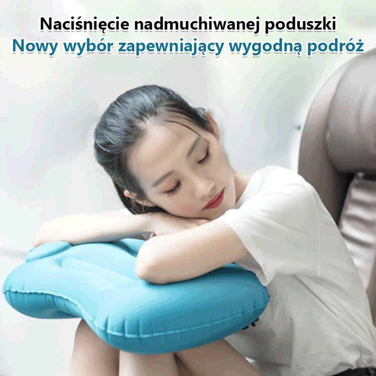 Nadmuchiwana poduszka w kształcie litery U