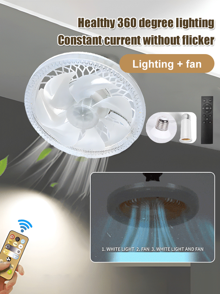 Living room ceiling fan light home bedroom fan light