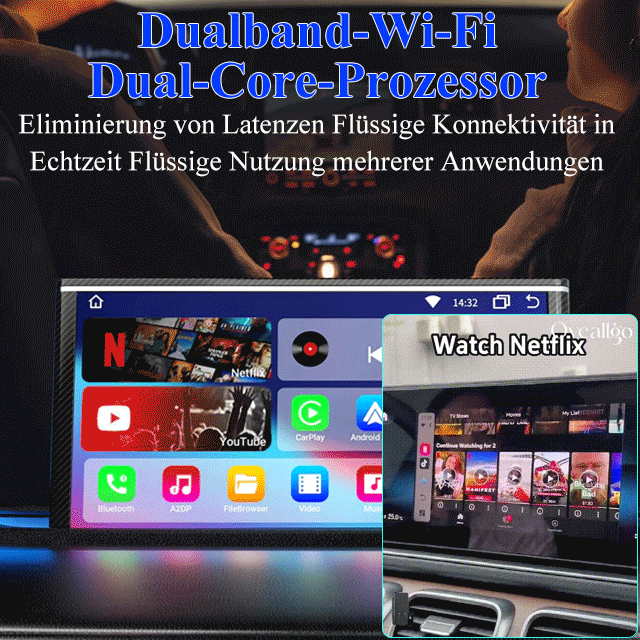 Drahtlose CarPlay-Auto-Box mit intelligenter Navigation