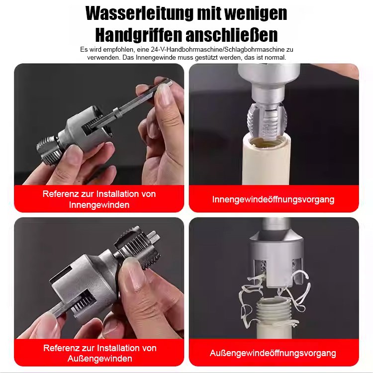 Innen- und außenpräzises Aufspalten-Bohrwerkzeug