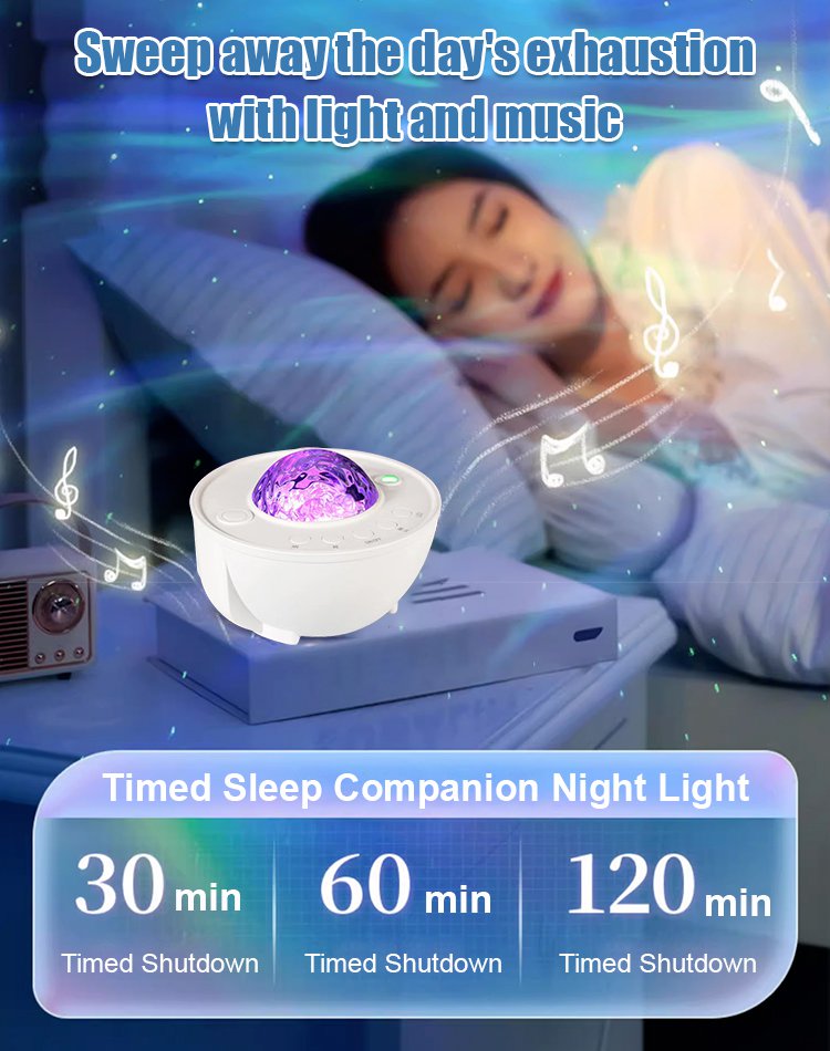 Starry sky projection atmosphere light