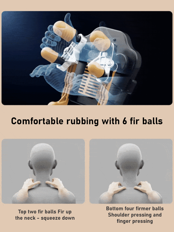 Cervical Clip Kneading Hot Compress Electric Massager