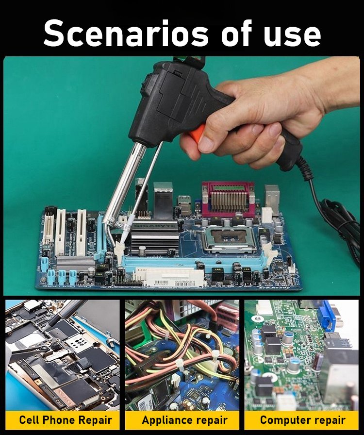 Hand Held Endothermic Soldering Gun 5 Piece Set