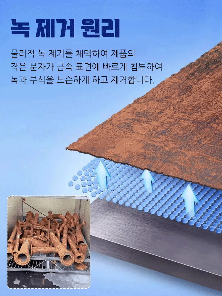 [녹제거+윤활+보호] 녹 제거 및 내마모 금속 윤활제