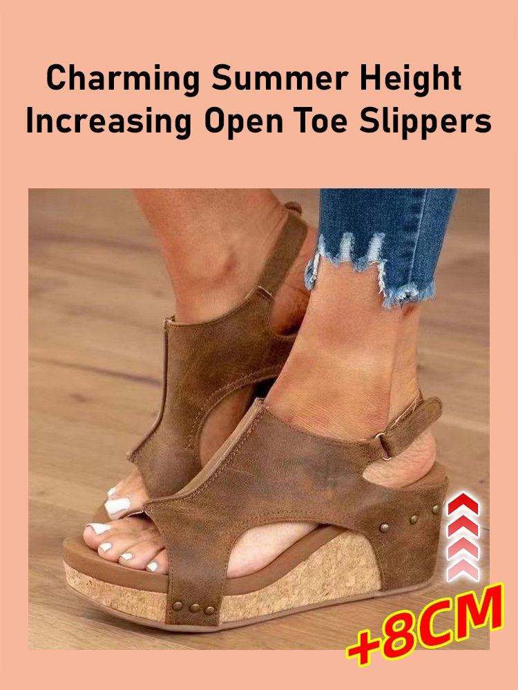 Explosive thick bottom hundred matching Roman sandals female