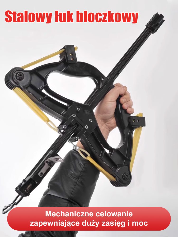 Szybkostrzelny kompozytowy łuk kulkowy