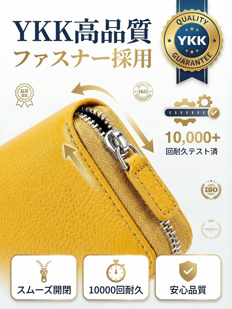 防犯性抜群！多ポケットの安全なカードケース