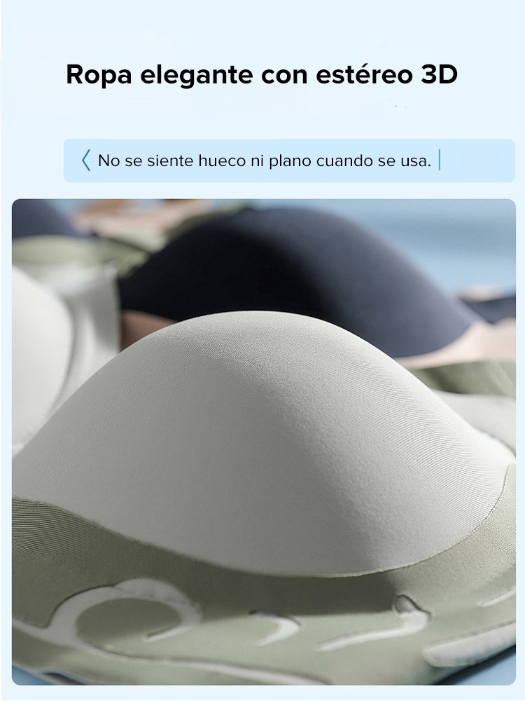 Sujetador sin costuras con realce y corazones a contraste