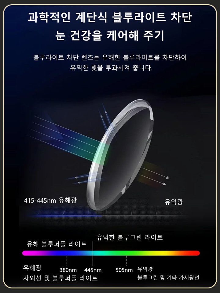 초경량 3단 접이식 노안경