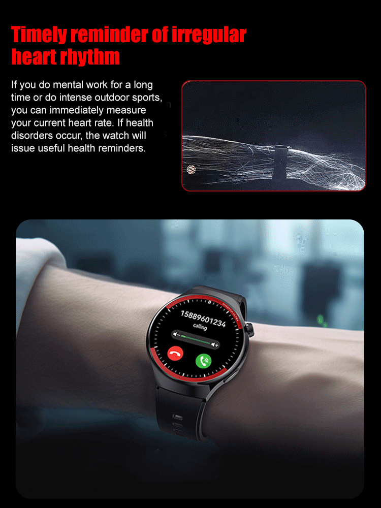 Space Exploration Round Screen Smart Watch