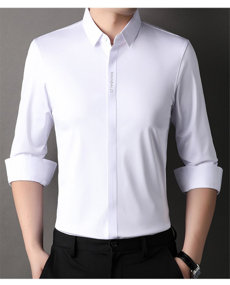 メンズ裏起毛ストレッチワイシャツ